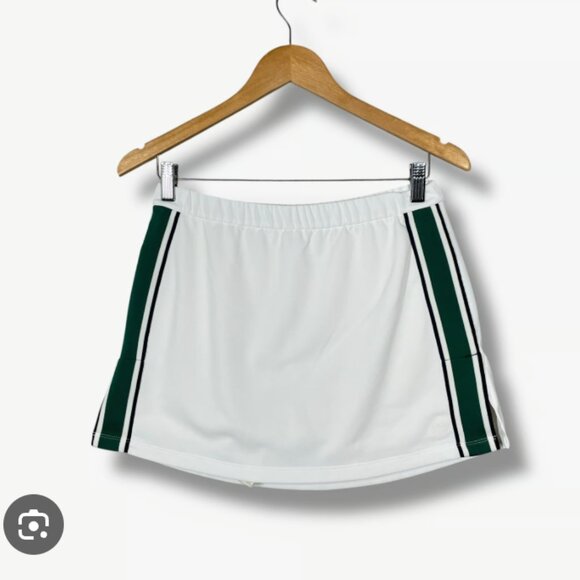 Tory Sport Tennis/Golf White Skort with Green Stripes - NWOT - Medium - Picture 1 of 11